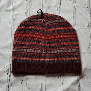 The Rail Red Striped Beanie NWOT